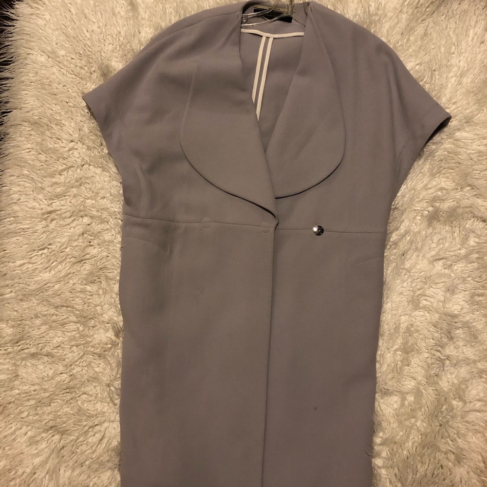 Roland Mouret Grey Cape